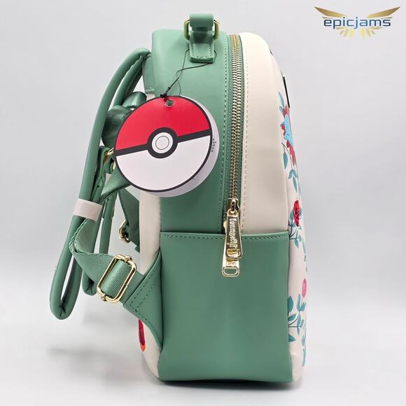 Loungefly Pokemon Sleeping Floral Mini Backpack New - Picture 4 of 5